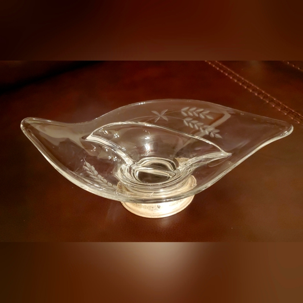 Vintage glass dish